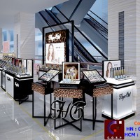 Thiết Kế Gian Hàng Mỹ Phẩm Hope Girl - Chị Mai - The Garden - Hà Nội